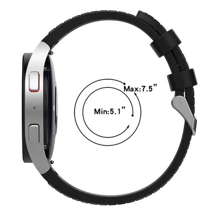 Silicone Leather Watch Band For Galaxy Watch5 44/40mm