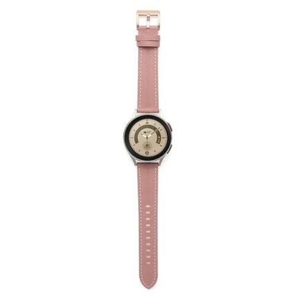 Fluted Leather Watch Strap 20mm 22mm Quick Release
