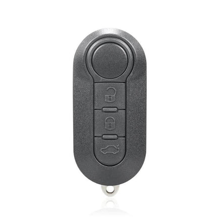 3 Button Car Key Case Shell With Black And White Buttons - durable replacement plastic shell with copper contacts, three-button layout for lock/unlock/trunk