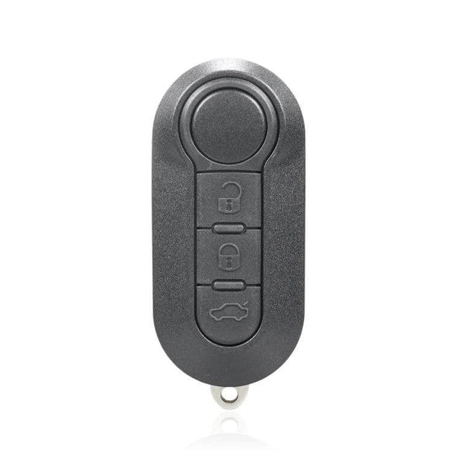 3 Button Car Key Case Shell With Black And White Buttons - durable replacement plastic shell with copper contacts, three-button layout for lock/unlock/trunk
