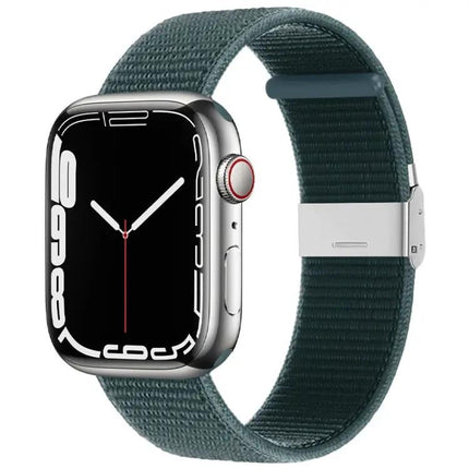 Nylon Watch Band Metal Buckle For Apple Watch 38-49mm