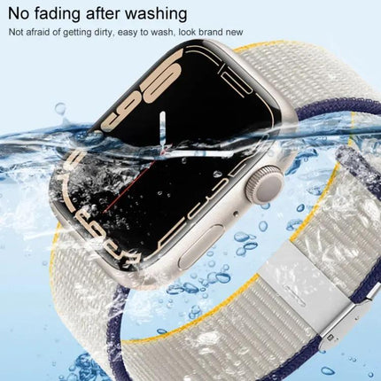 Nylon Watch Band Metal Buckle For Apple Watch 38-49mm