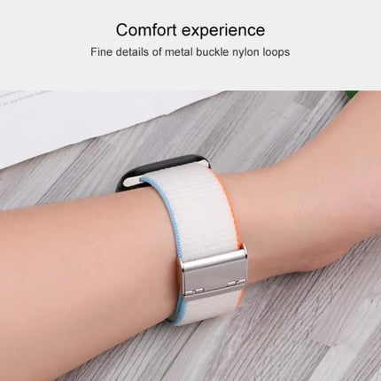Nylon Watch Band Metal Buckle For Apple Watch 38-49mm