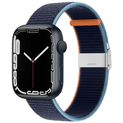 Nylon Watch Band Metal Buckle For Apple Watch 38-49mm