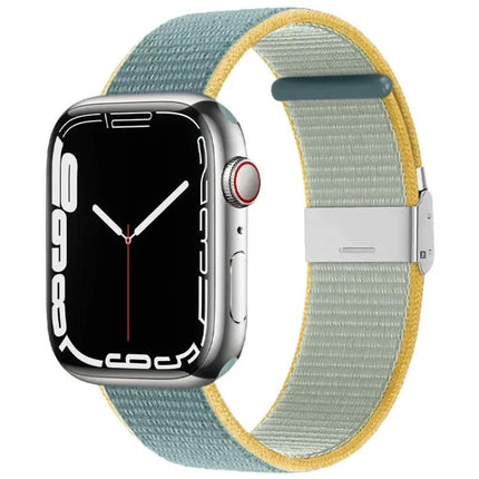 Nylon Watch Band Metal Buckle For Apple Watch 38-49mm