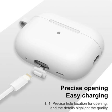 Durable Protective Case Safeguards Earphones in Everyday Use — slim white earphone case with precise charging opening for commuting and travel
