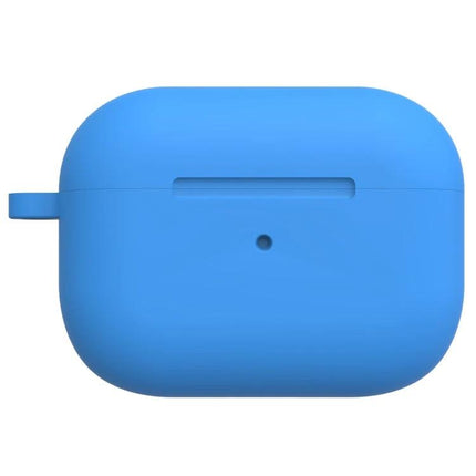 Durable Protective Case Safeguards Earphones in Everyday Use - slim blue silicone earphone case protects from scratches and dust