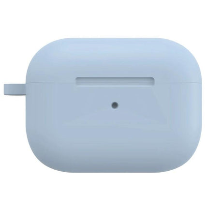 Durable Protective Case Safeguards Earphones in Everyday Use — light blue compact case protecting earphones from scratches and dust