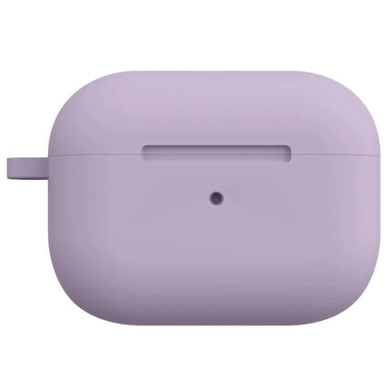 Durable Protective Case Safeguards Earphones in Everyday Use - slim lavender silicone case protects earphones from scratches and dust