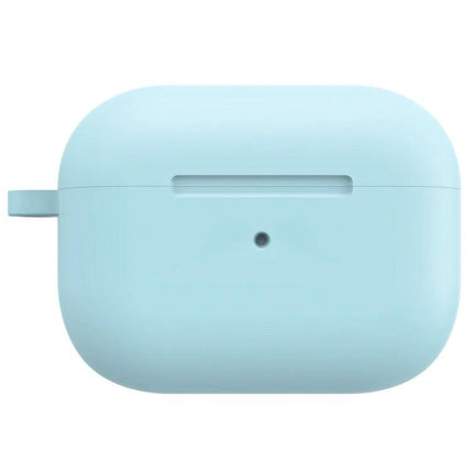 Durable Protective Case Safeguards Earphones in Everyday Use - light blue slim protective earphone case for commuting and travel