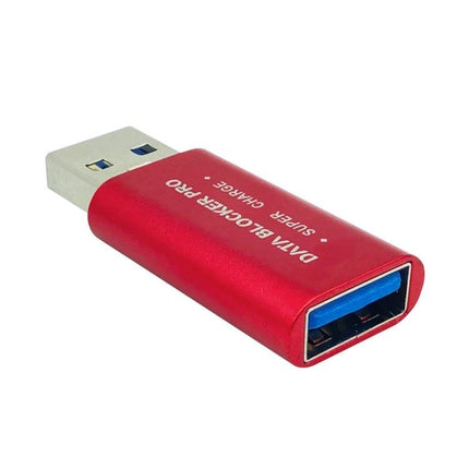 GE06 USB Data Blocker for Secure Everyday Phone Charging - red USB data blocker device for safe public charging