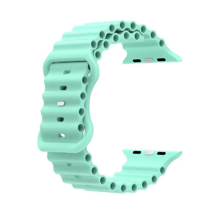 Ocean Style Silicone Apple Watch Band Fits 49/45/44/42mm