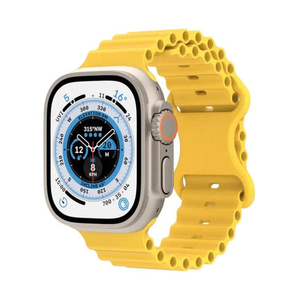 Ocean Style Silicone Apple Watch Band Fits 49/45/44/42mm