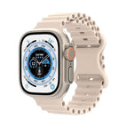 For Apple Watch Ultra 49mm / Series 8&7 45mm / SE 2&6&SE&5&4 44mm / 3&2&1 42mm / Starlight
