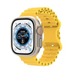 For Apple Watch Series 8&7 41mm / SE 2&6&SE&5&4 40mm / 3&2&1 38mm / Yellow