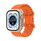 For Apple Watch Series 8&7 41mm / SE 2&6&SE&5&4 40mm / 3&2&1 38mm / Orange