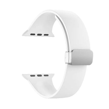 Folding Buckle Silicone Apple Watch Band 38 to 49mm