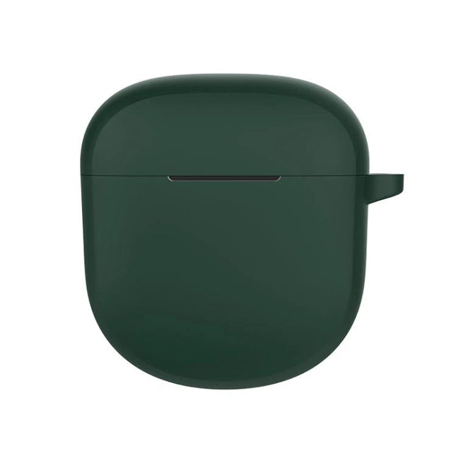 Silicone Protective Case for Bose QuietComfort Earbuds in Everyday Situations — dark green lightweight silicone cover protecting earbuds with charging access