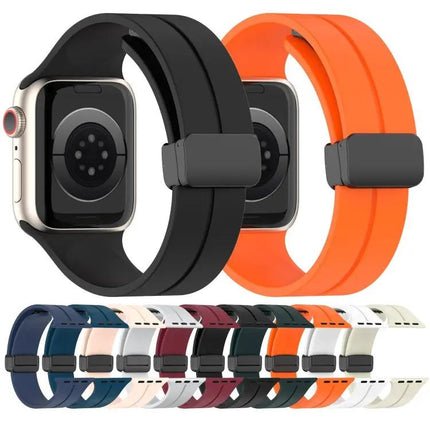 Silicone Watch Band For Apple Watch 38/40/41mm Adjustable