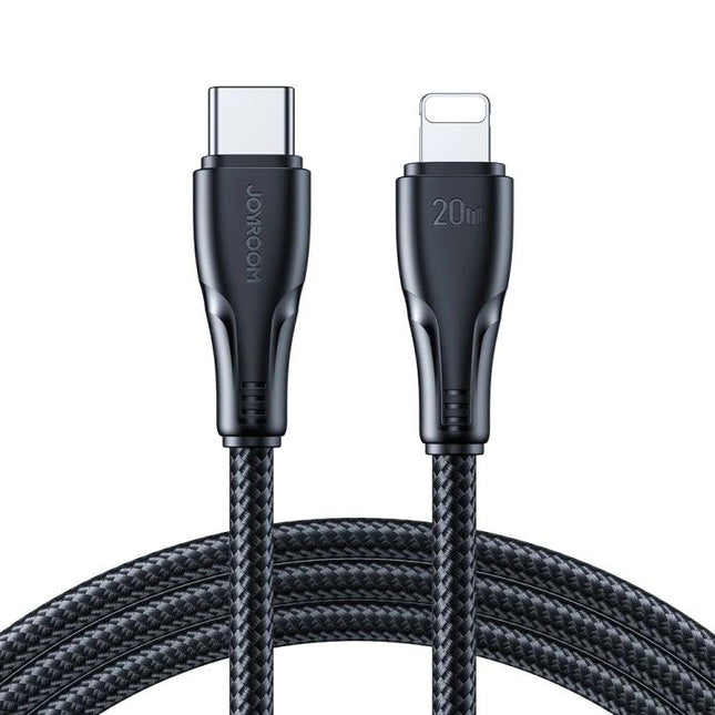 Joyroom Cable for Everyday Phone Charging at Home and Travel - braided USB-C to Lightning cable for reliable charging and syncing at home or on the go