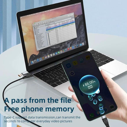 Multi-Device Charging Cable for Everyday Home and Travel Use - phone charging from laptop with Type-C cable for travel and home