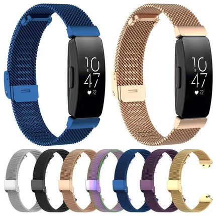 Stainless Steel Mesh Watch Band for Fitbit Inspire S/L