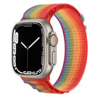 For Apple Watch Ultra 49mm / Series 8&7 45mm / SE 2&6&SE&5&4 44mm / Rainbow