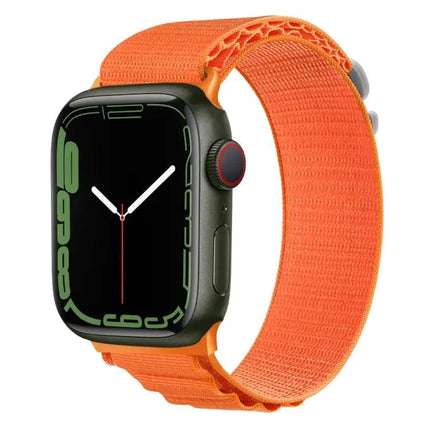 Nylon Watch Band Silver Buckle For Apple Watch 38-49mm | Syndmart