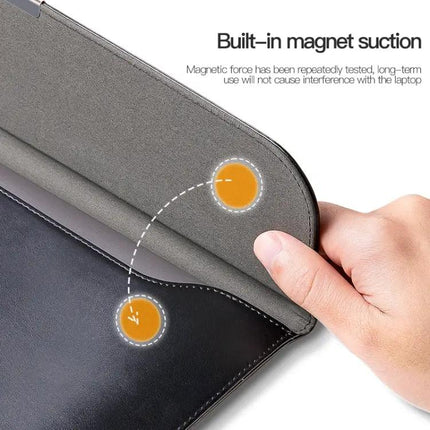 Protective PU Leather Laptop Sleeve for 13-16 Inch Devices | Syndmart