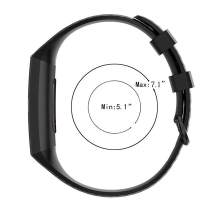 TPU Wrist Strap With Color Buckle For Fitbit Charge 4/3 S