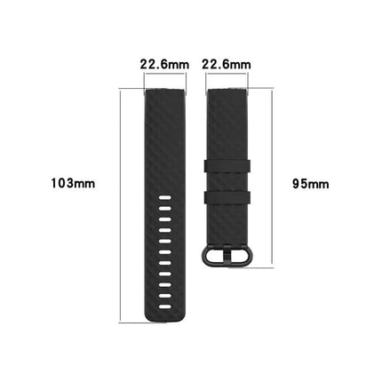 TPU Wrist Strap With Color Buckle For Fitbit Charge 4/3 S