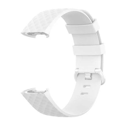 TPU Wrist Strap Band Color Buckle For Fitbit Charge 3/4 L