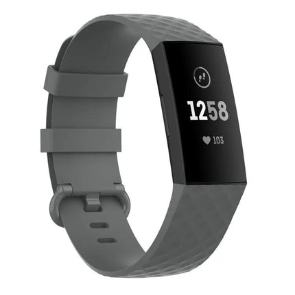 TPU Wrist Strap Band Color Buckle For Fitbit Charge 3/4 L