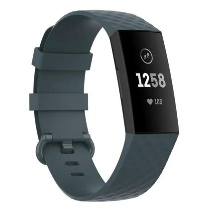 TPU Wrist Strap Band Color Buckle For Fitbit Charge 3/4 L