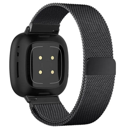 20mm Milanese Mesh Magnetic Watch Band for Fitbit Versa 3/4