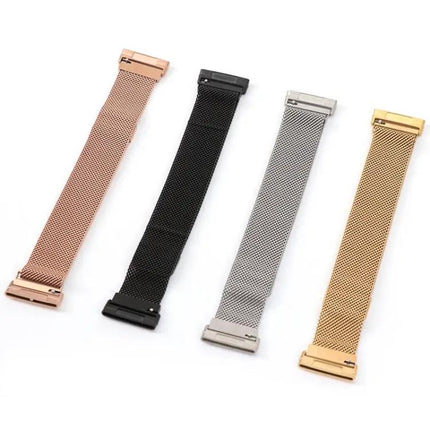 20mm Milanese Mesh Magnetic Watch Band for Fitbit Versa 3/4