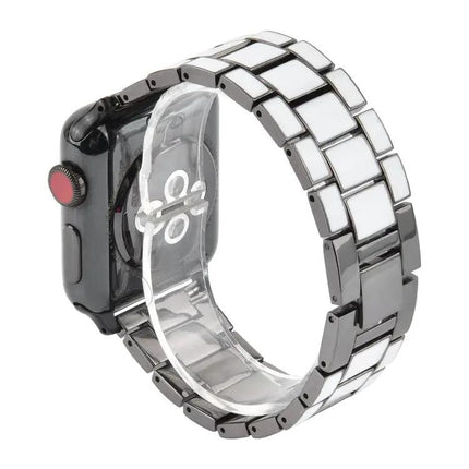 Epoxy Metal Watch Band For Apple Watch 38/40/42/44mm
