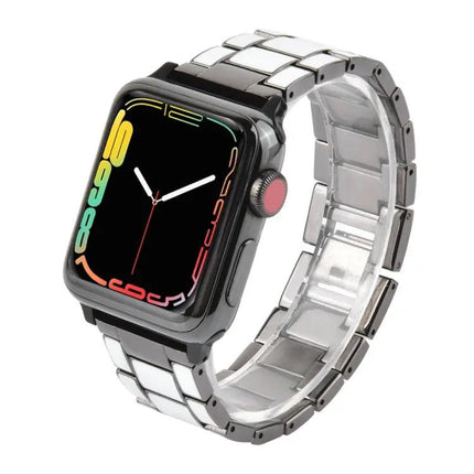 Epoxy Metal Watch Band For Apple Watch 38/40/42/44mm