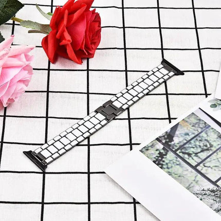Epoxy Metal Watch Band For Apple Watch 38/40/42/44mm
