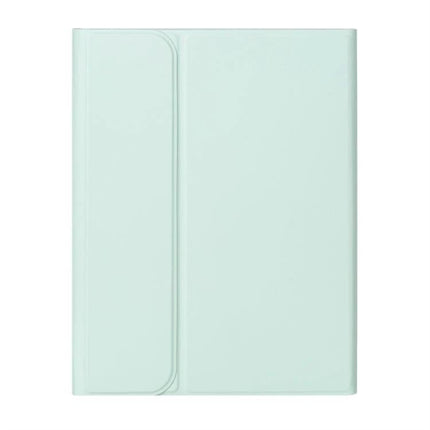 Leather Case with Bluetooth Keyboard for iPad 10th Generation 10.9-Inch in mint green protective folio with integrated Bluetooth keyboard