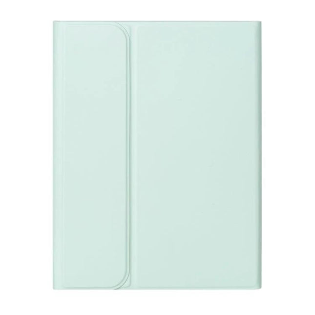 Leather Case with Bluetooth Keyboard for iPad 10th Generation 10.9-Inch in mint green protective folio with integrated Bluetooth keyboard