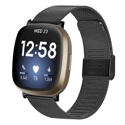 Fitbit Versa 3/4 Sense Metal Milanese Buckle Watch Band