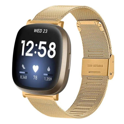 Fitbit Versa 3/4 Sense Metal Milanese Buckle Watch Band