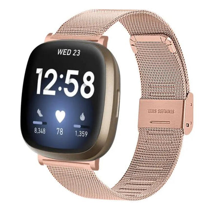 Fitbit Versa 3/4 Sense Metal Milanese Buckle Watch Band