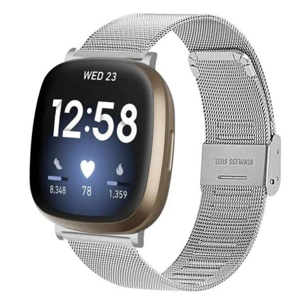 Fitbit Versa 3/4 Sense Metal Milanese Buckle Watch Band