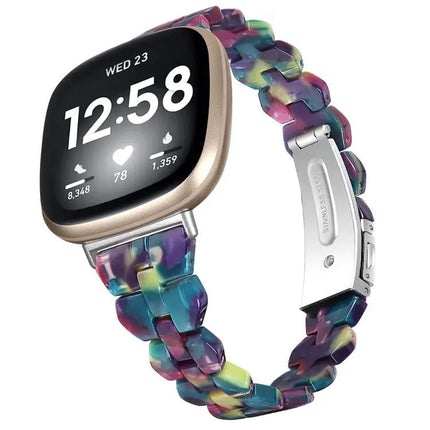 Resin Watch Band For Fitbit Versa 3/4 Sense Series