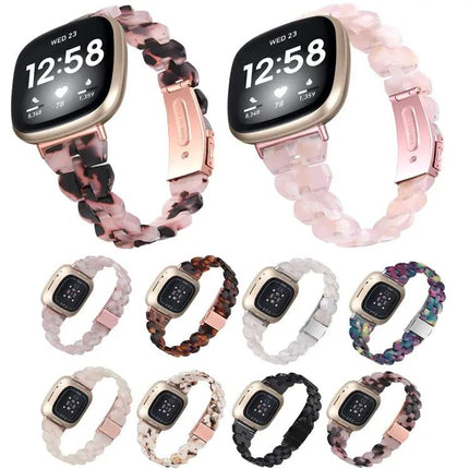 Resin Watch Band For Fitbit Versa 3/4 Sense Series