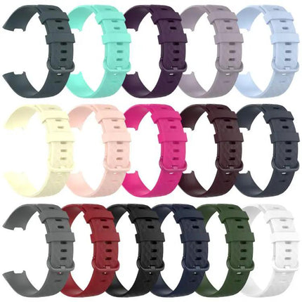 Silver TPU Wrist Strap For Fitbit Charge 4 And Charge 3 S