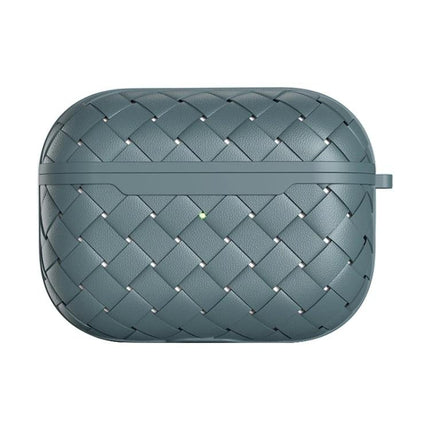 Daily Protective Case for AirPods During Everyday Use - woven teal TPU protective charging-friendly AirPods case