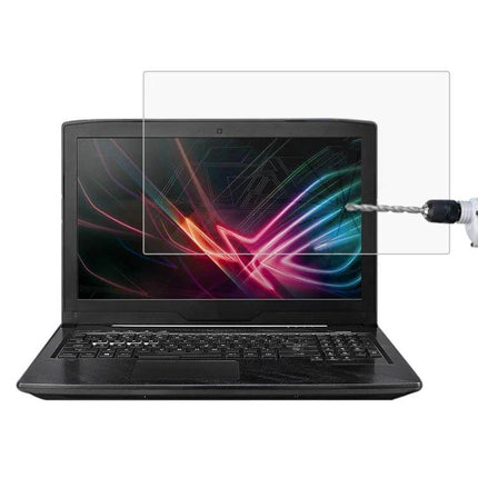 Tempered Glass Screen Protector for 15.6-Inch ASUS Laptops applied to laptop display reducing glare and resisting smudges